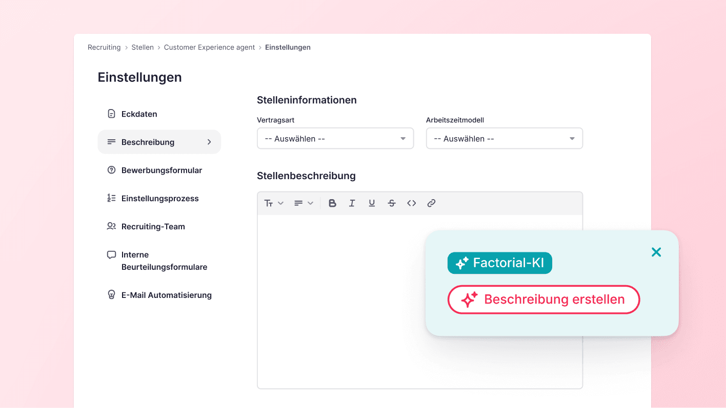 Stellenangebote mit neuen Einstellungsoptionen optimieren