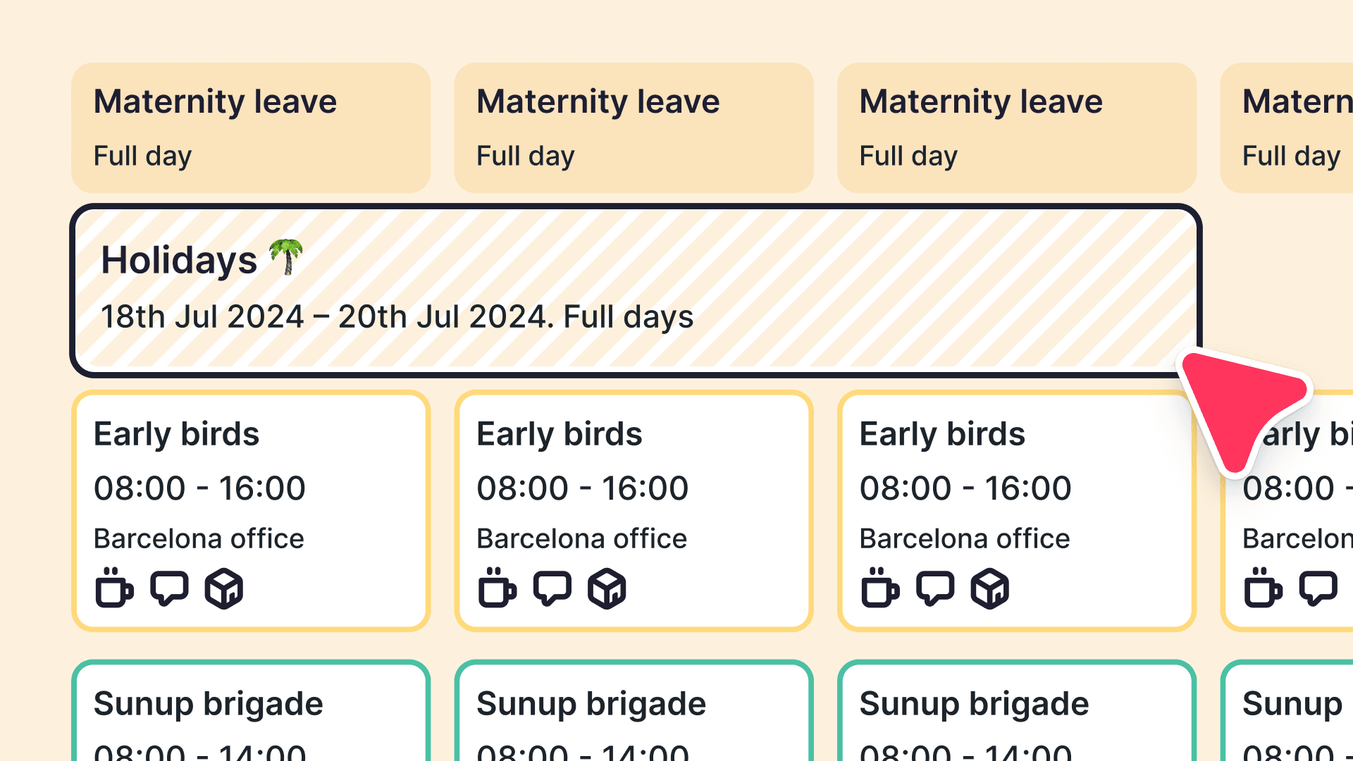 Schichten und Abwesenheiten automatisch synchronisieren
