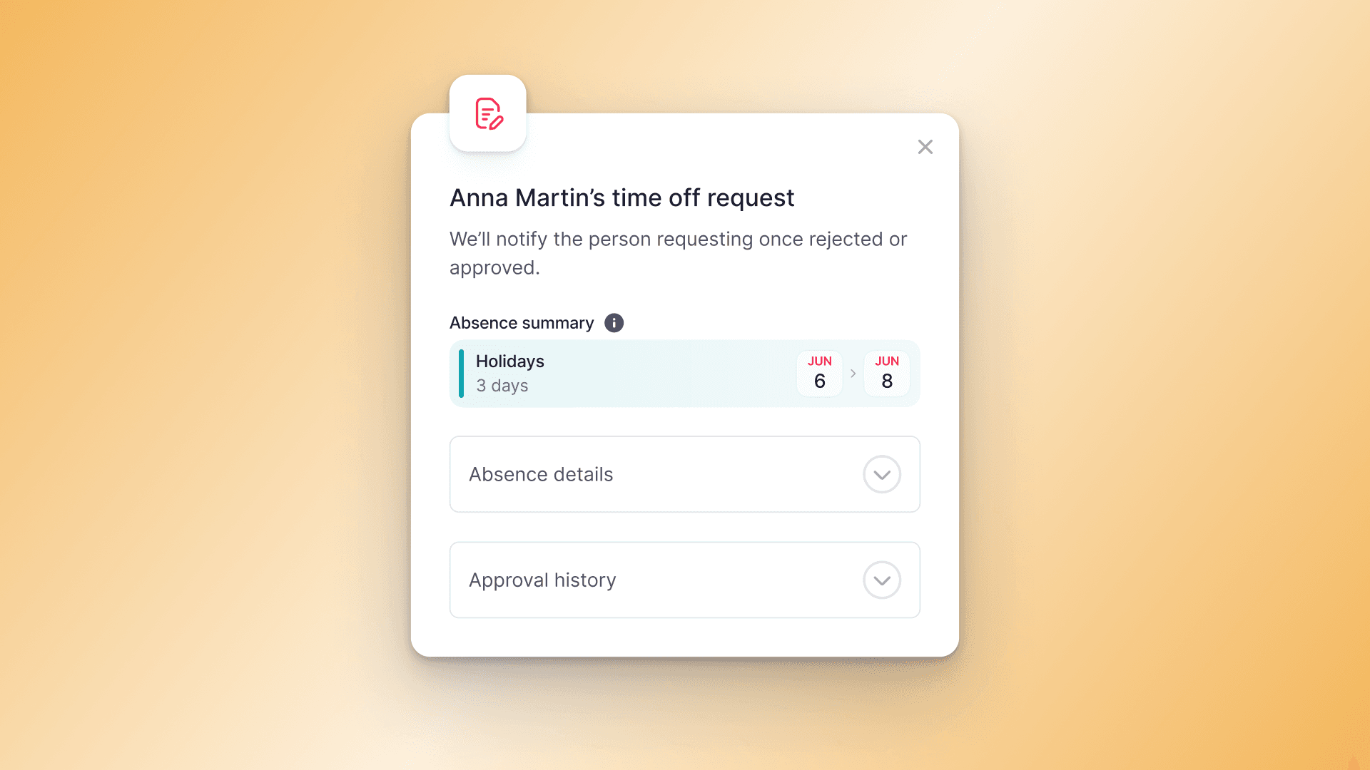 Erhalten Sie clevere Empfehlungen für Abwesenheiten 