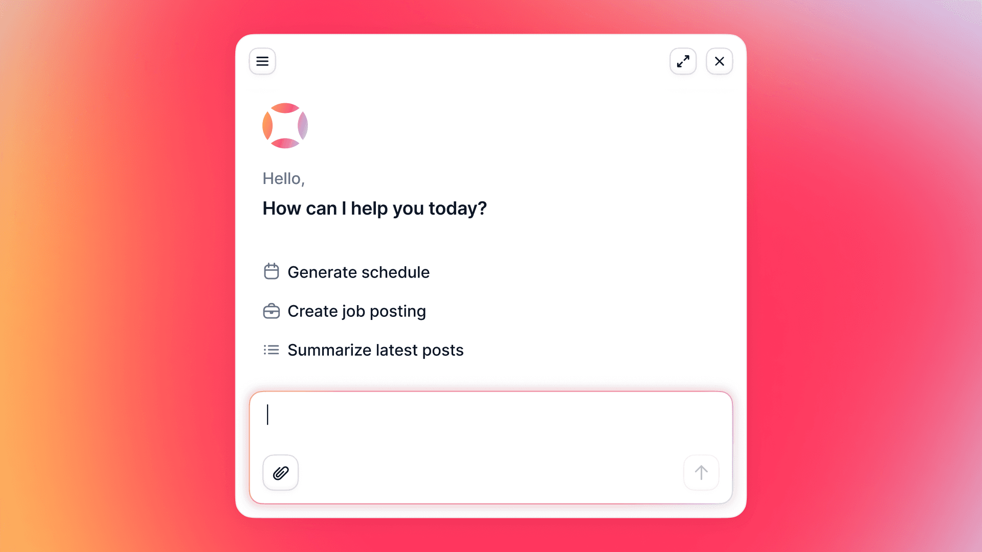 One fragen und sofortige Antworten erhalten