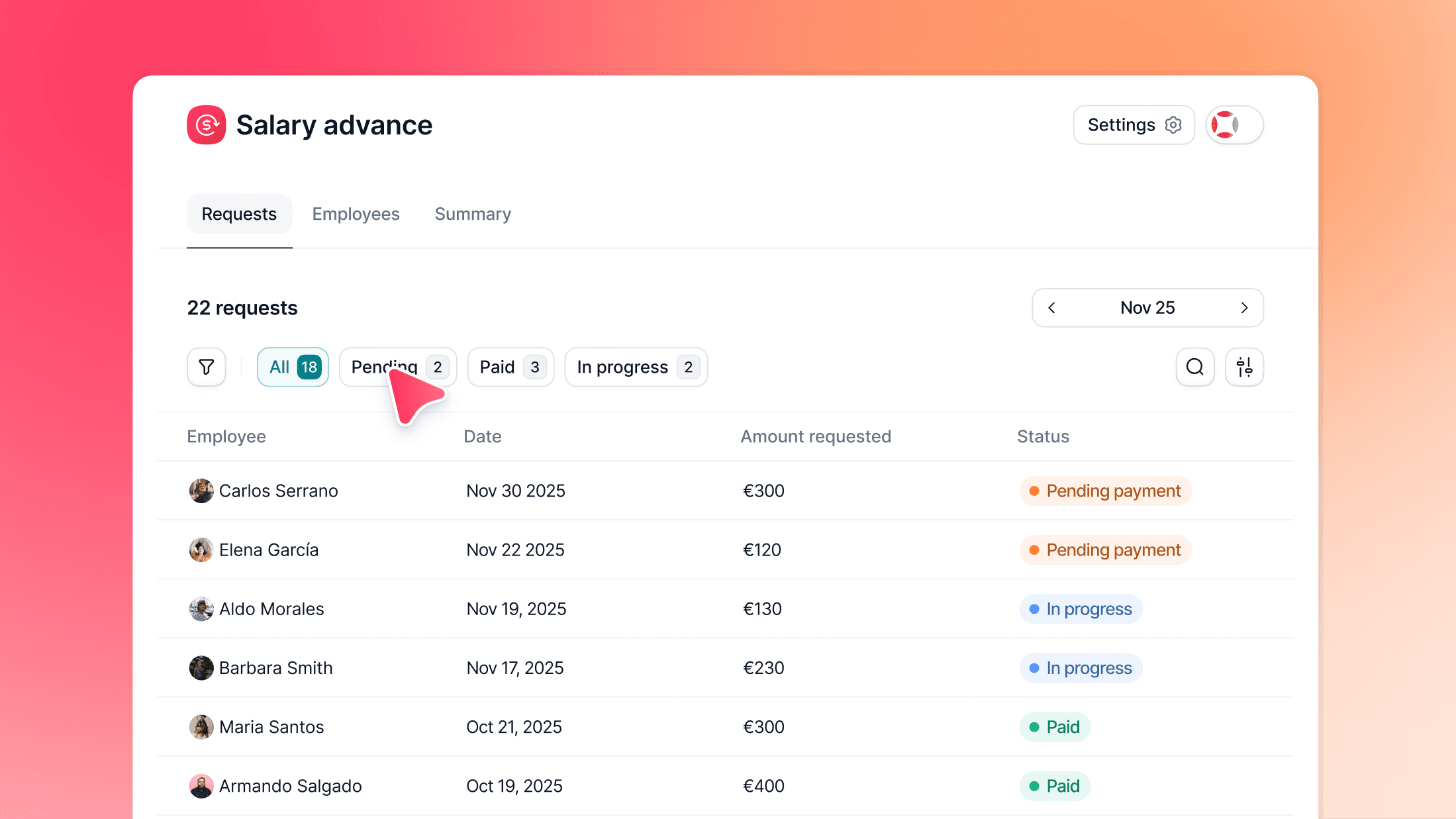 Schluss mit Vorschussanfragegn per E-Mail