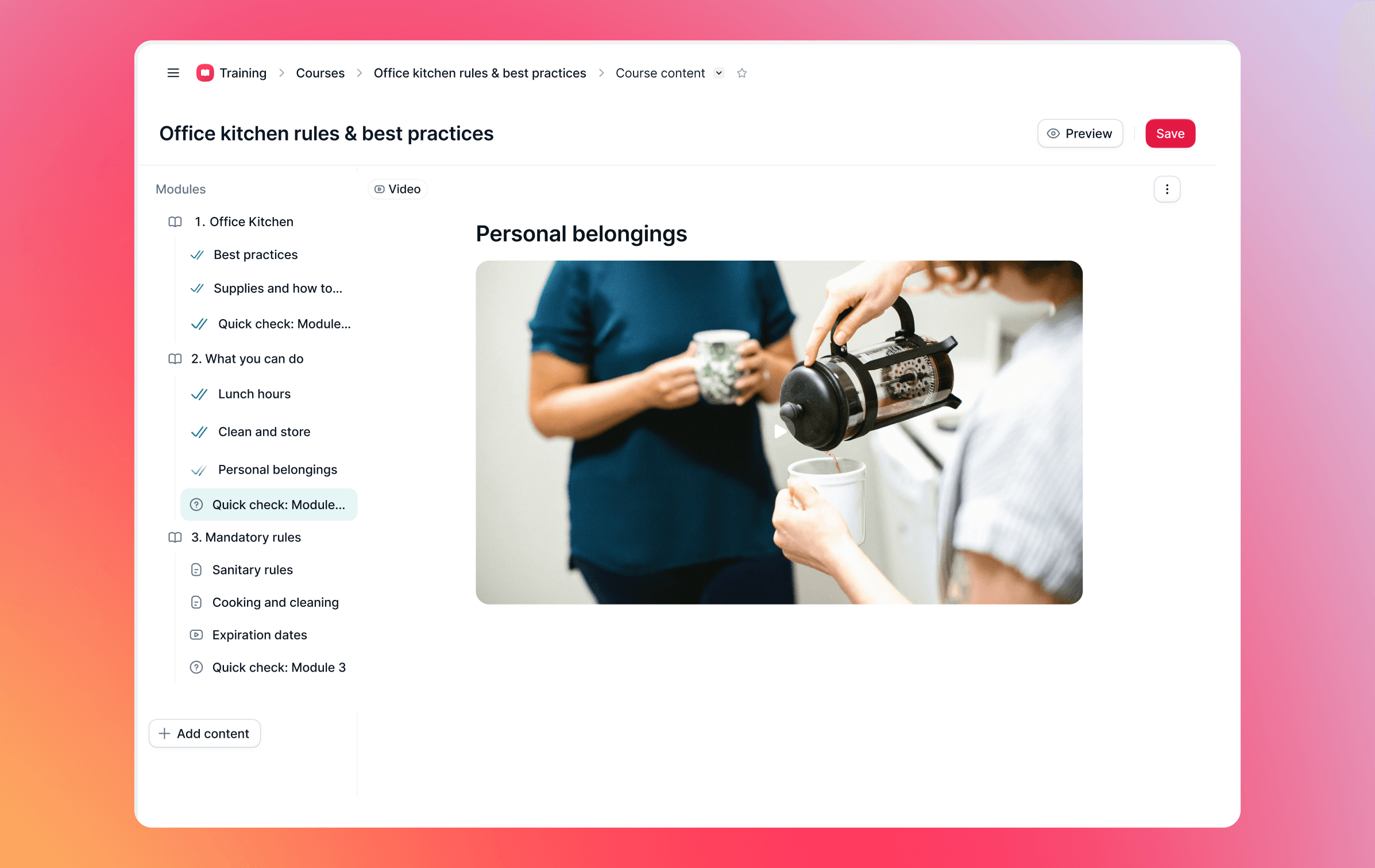 Kurse gemeinsam mit One im LMS erstellen