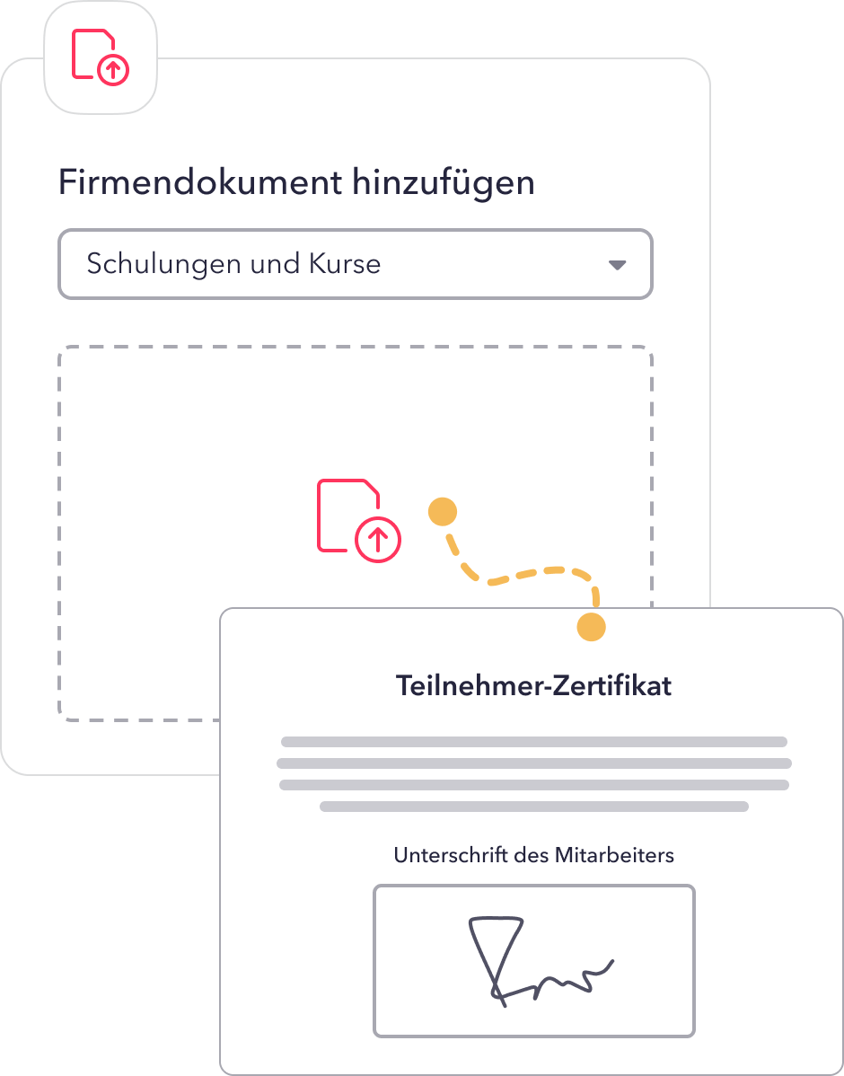 Firmendokument hinzufügen