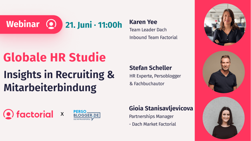 Stefan Scheller wird mit Fatcorial ein Webinar durchführen.