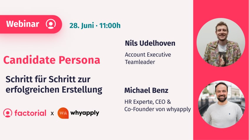 Michael Benz wird am 28. Juni ein Webinar mit Factorial durchführen.