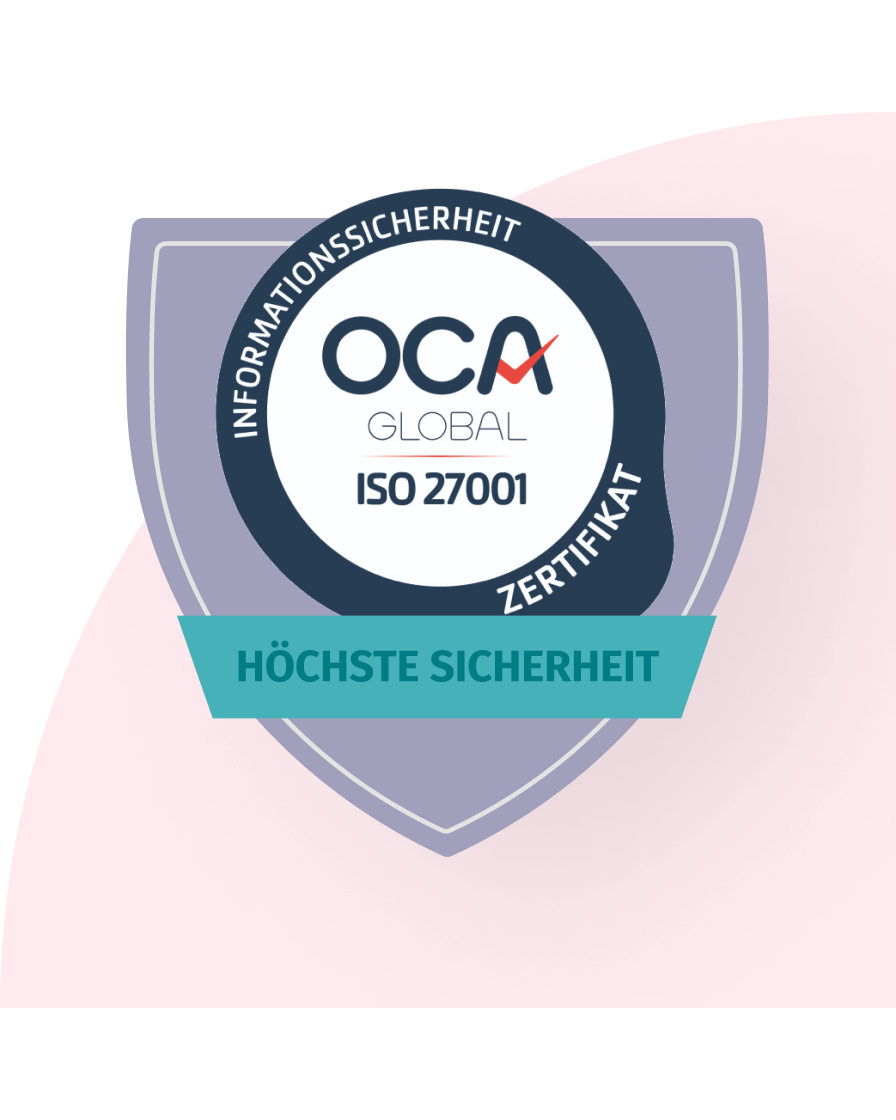 SIegel des OCA Global ISO 27001 Zertifikat Informationssicherheit