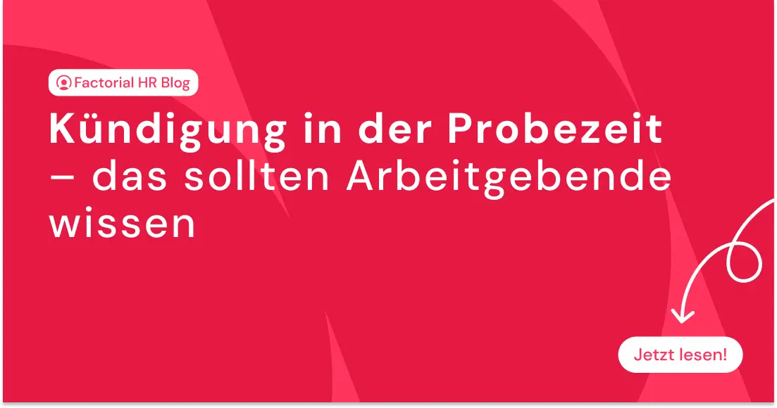 kündigung in der probezeit