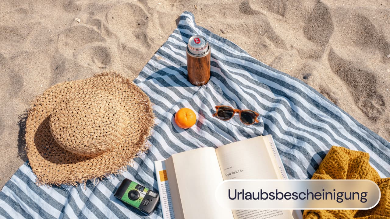 Urlaubsbescheinigung: Definition, Vorlage & Inhalt