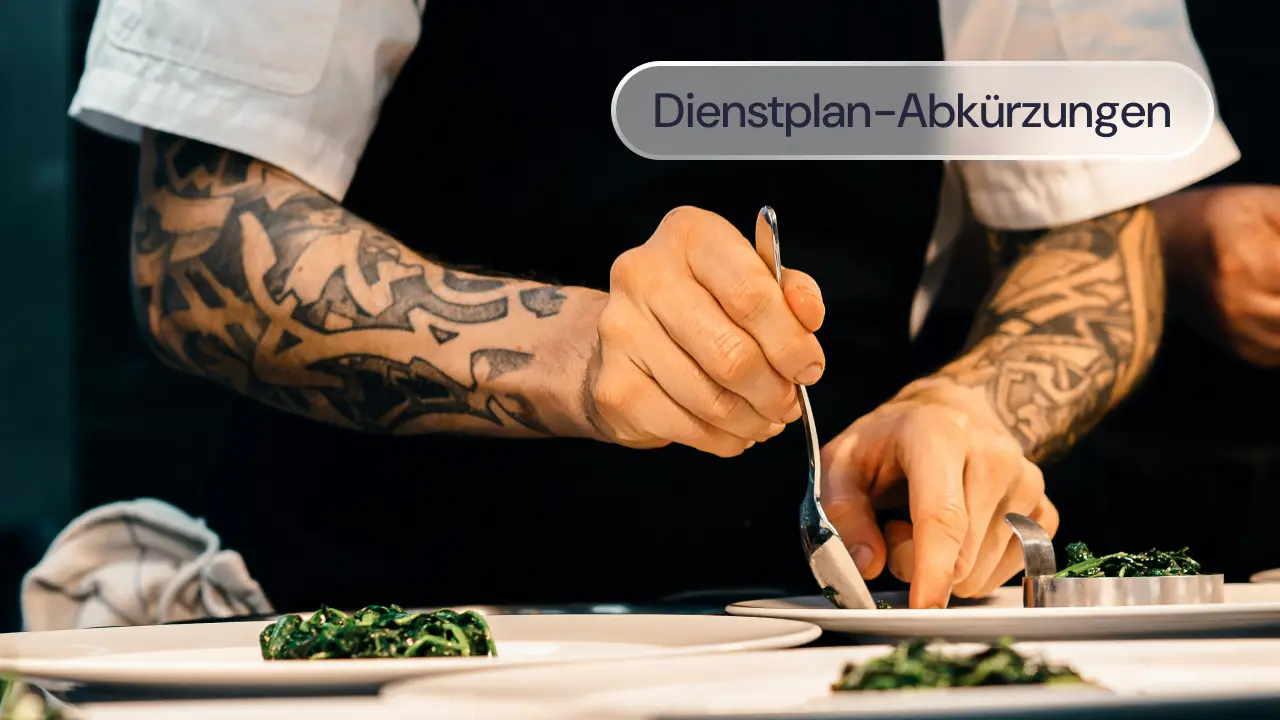 dienstplan abkürzungen