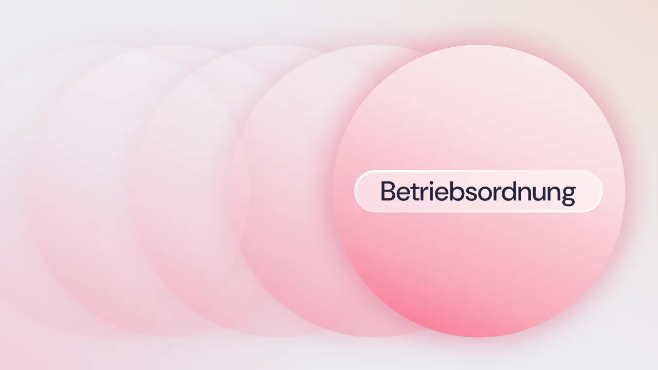 betriebsordnung