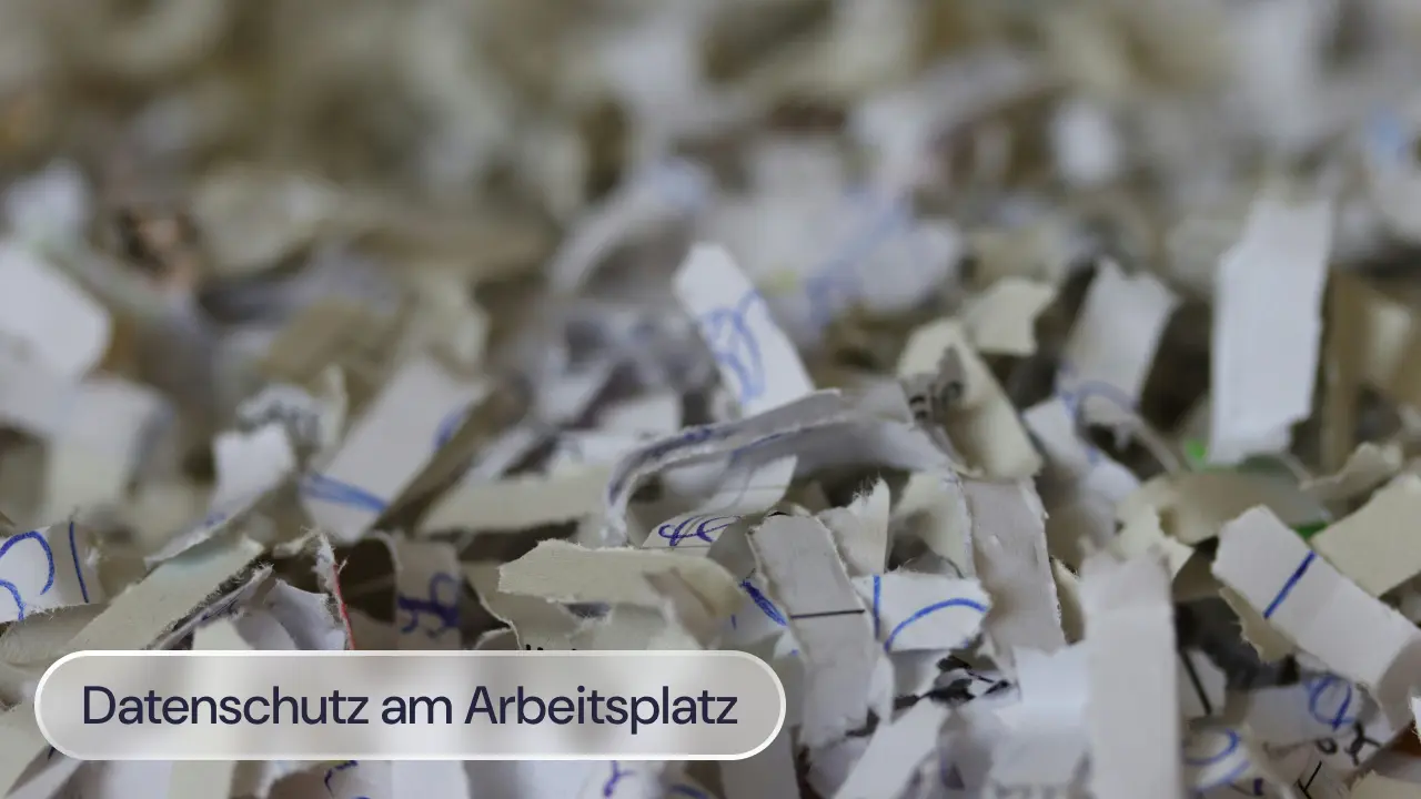 datenschutz am arbeitsplatz