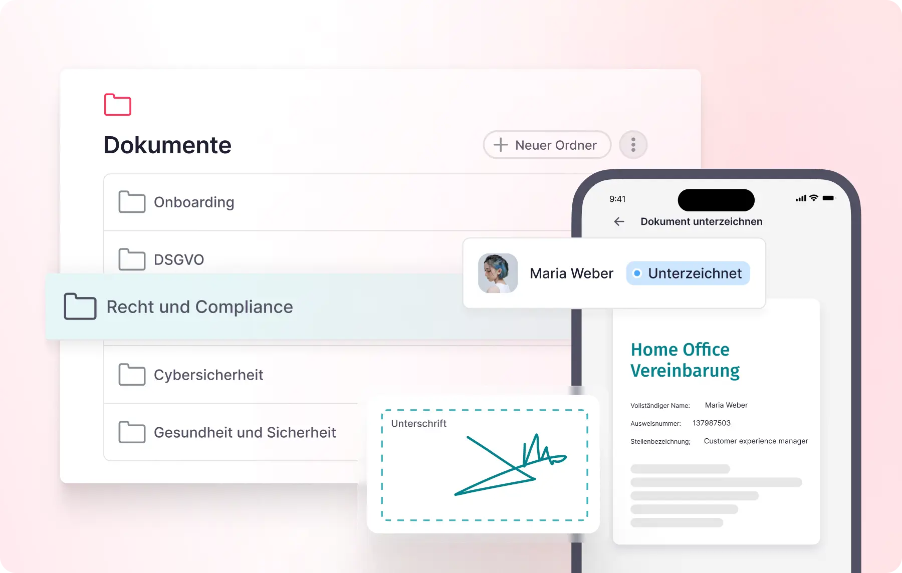esignatur product screen
