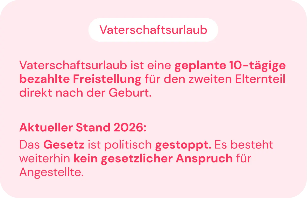 vaterschaftsurlaub