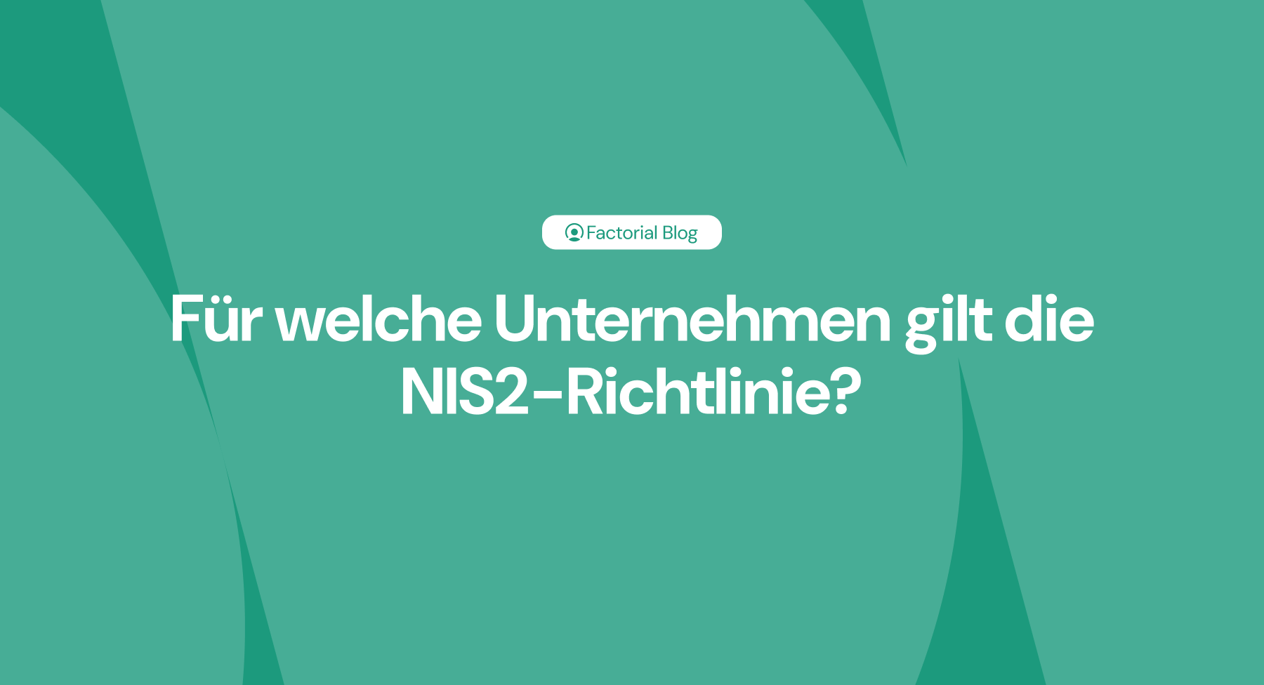 Für welche Unternehmen gilt die NIS2-Richtlinie?